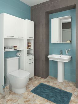 Мебель для ванной комнаты Колонка * 330 (Белый)